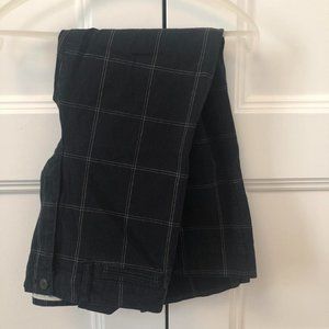 madewell wide legged navy pants